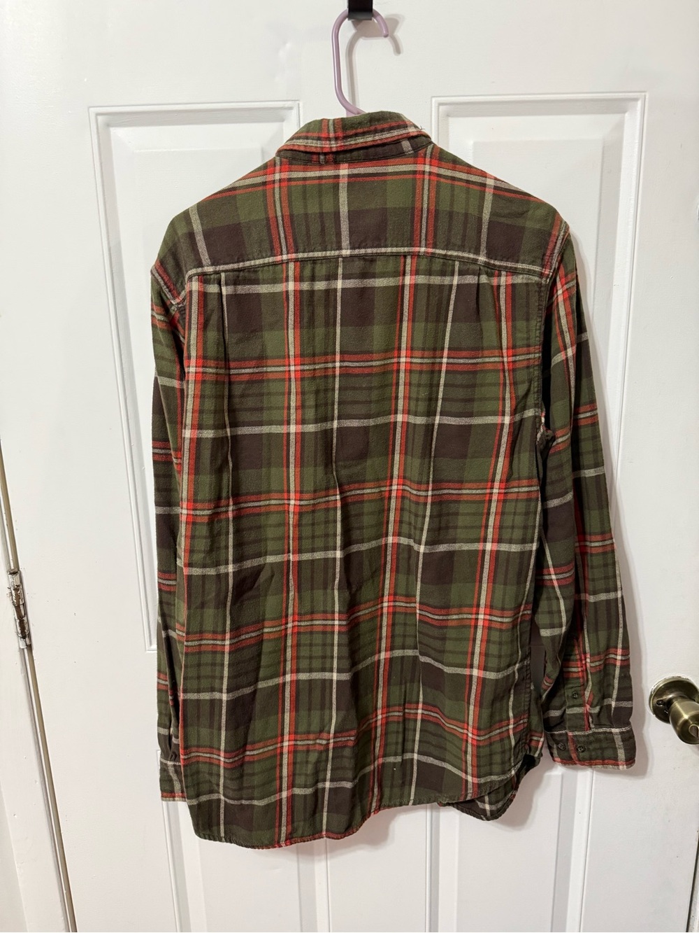Flannel button down top - Picture 3 of 4
